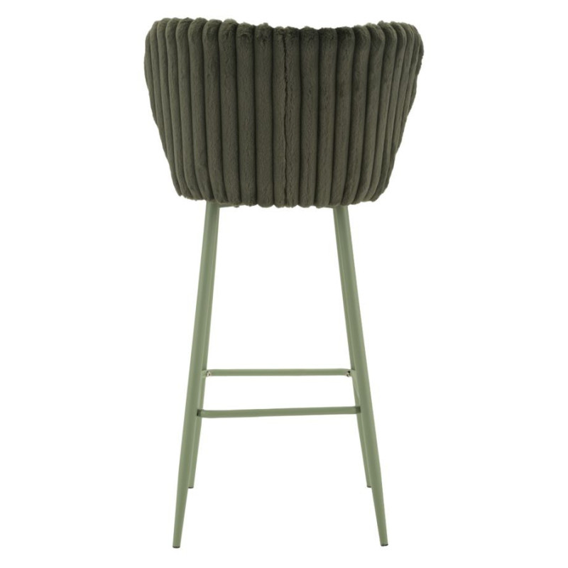 Sgabello Bar Alaska -b- Verde Set 2 Pz cm 55x58x106 (altezza Seduta cm 77)