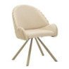 Sedia Stoccolma -a-crema Set 2 Pz cm 58x53x85