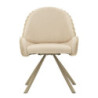 Sedia Stoccolma -a-crema Set 2 Pz cm 58x53x85