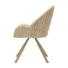 Sedia Stoccolma -a-crema Set 2 Pz cm 58x53x85
