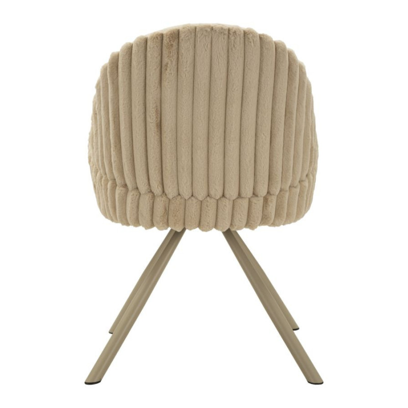 Sedia Stoccolma -a-crema Set 2 Pz cm 58x53x85