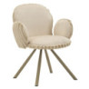 Sedia Stoccolma -b-crema Set 2 Pz cm 64x68x83 (altezza Seduta cm 45)