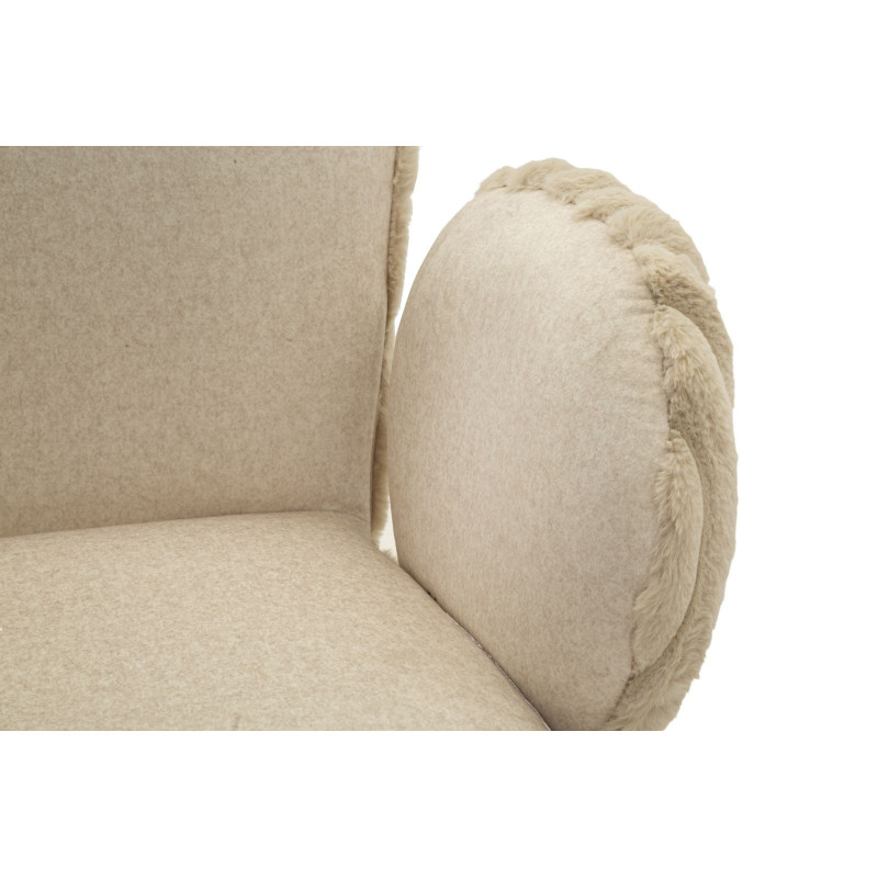 Sedia Stoccolma -b-crema Set 2 Pz cm 64x68x83 (altezza Seduta cm 45)