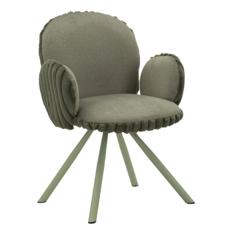 Sedia Stoccolma -b- Verde Set 2 Pz cm 64x68x83 (altezza Seduta cm 45)