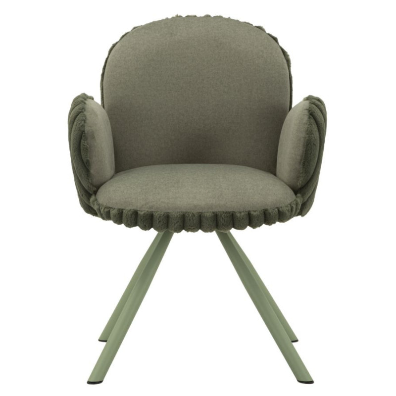 Sedia Stoccolma -b- Verde Set 2 Pz cm 64x68x83 (altezza Seduta cm 45)
