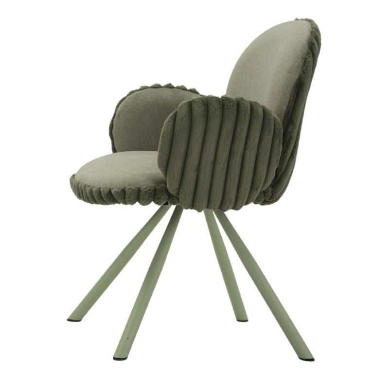 Sedia Stoccolma -b- Verde Set 2 Pz cm 64x68x83 (altezza Seduta cm 45)