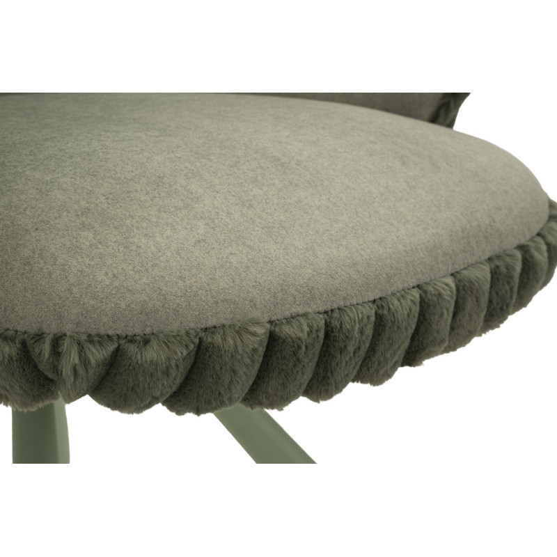 Sedia Stoccolma -b- Verde Set 2 Pz cm 64x68x83 (altezza Seduta cm 45)