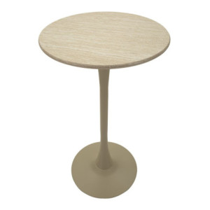 Zoom Tavolo Bar Alaska Crema cm ø 60x106