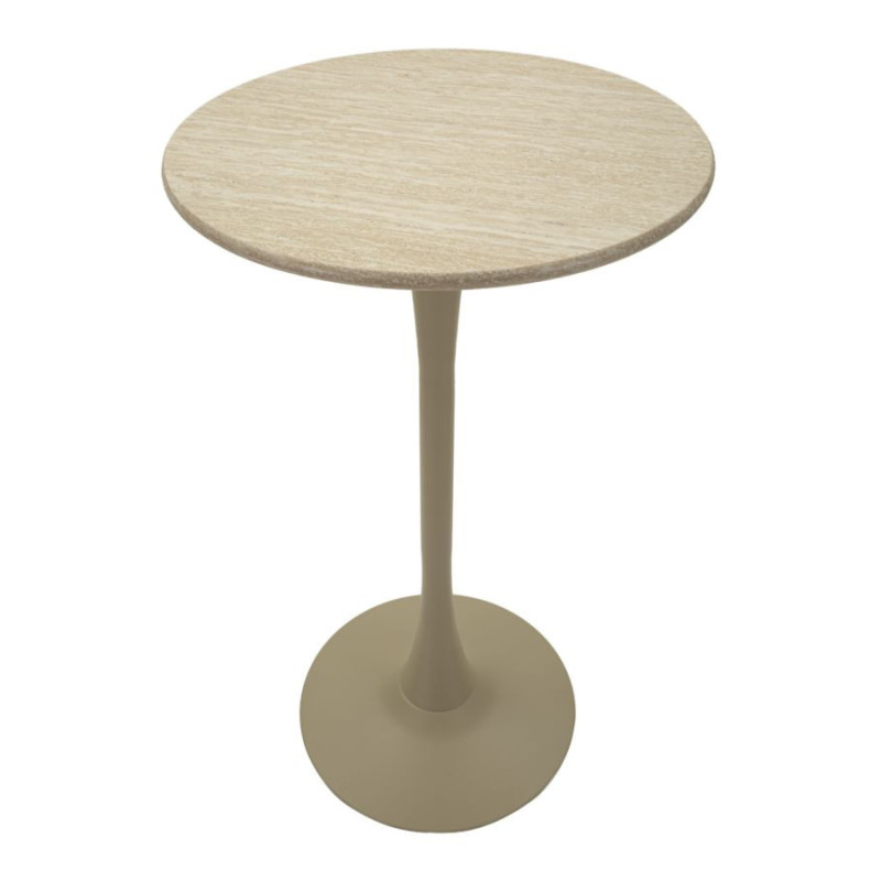 Tavolo Bar Alaska Crema cm ø 60x106