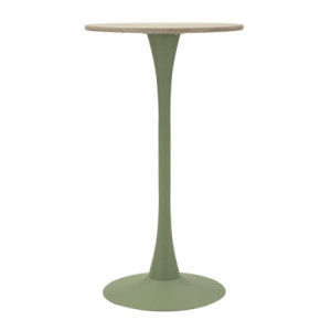Tavolo Bar Alaska Verde cm ø 60x106