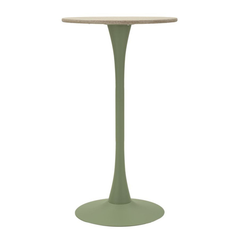 Tavolo Bar Alaska Verde cm ø 60x106