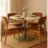 Tavolo Da Pranzo Stoccolma Verde cm ø 120x76