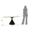 Tavolo Da Pranzo Space cm 180x90x73