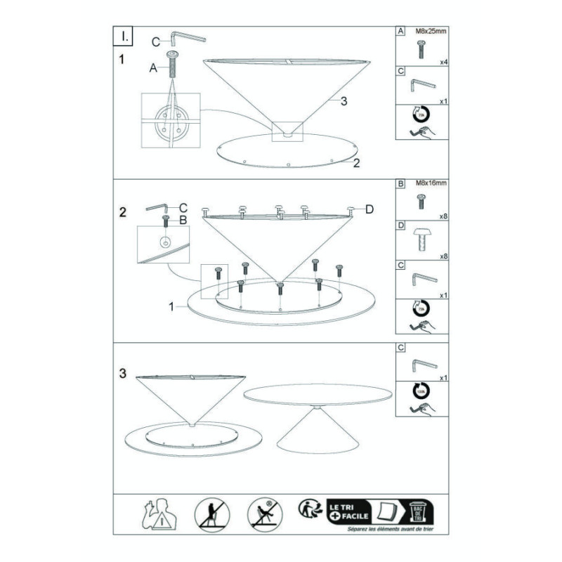 Tavolo Da Pranzo Space cm 180x90x73