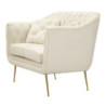 Divanetto Budapest Crema Con Cuscini cm 130x83x91