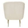 Poltrona Budapest Crema Con Cuscino cm 88x83x91