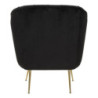 Poltrona Budapest Nera Con Cuscino cm 88x83x91