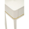 Toletta Camille Con Specchio E Sgabello Bianca cm 120x37x79-104x2,5x56-44x34x48