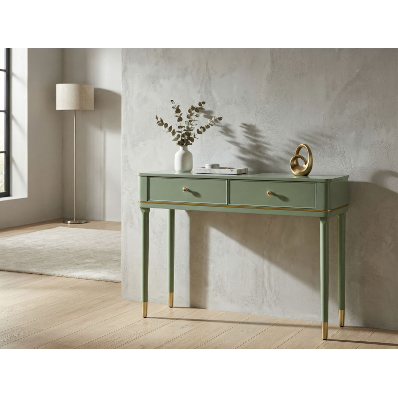 Consolle Camille Verde cm 101x37x78