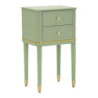 Comodino Camille Verde cm 40x30x71