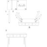 Consolle Shy cm 108x30x77