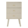 Comodino 3 Cassetti Shy cm 37,5x34x61