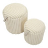 Puff Goteborg Coppia cm ø 40x42-31x32