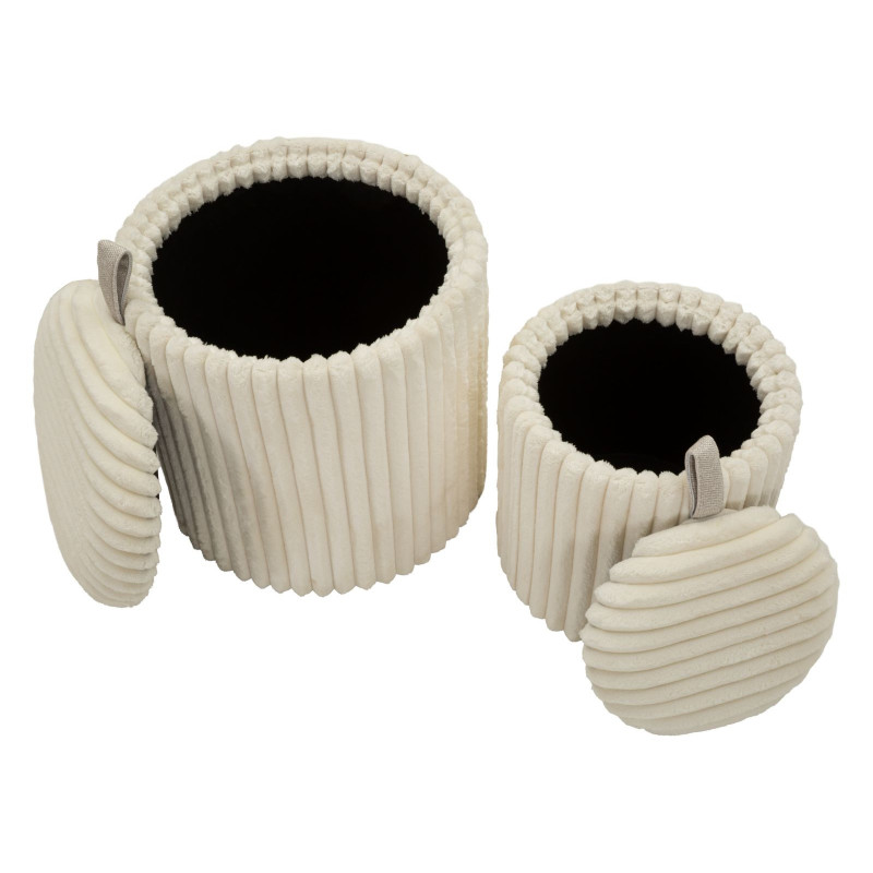 Puff Goteborg Coppia cm ø 40x42-31x32