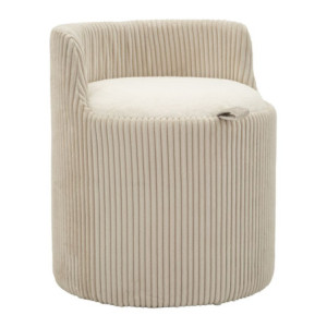 Puff Da Toletta Dublino Con Contenitore cm ø 47x53