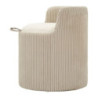 Puff Da Toletta Dublino Con Contenitore cm ø 47x53