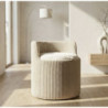 Puff Da Toletta Dublino Con Contenitore cm ø 47x53