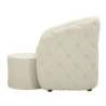 Poltrona Con Puff Zagabria cm 76x75x80-ø 47x35