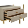 Toletta Luxury Con Specchio E Sgabello cm 120x45x75-50x4x60-50x40x45