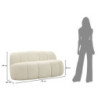 Divanetto Ball Bianco cm 145x80x69
