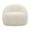Poltrona Ginevra Bianca cm 81x78x64