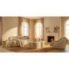 Poltrona Ginevra Bianca cm 81x78x64