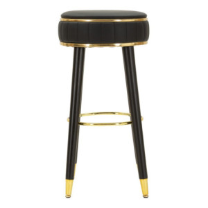 Zoom Sgabello Bar London Nero cm ø 38x74