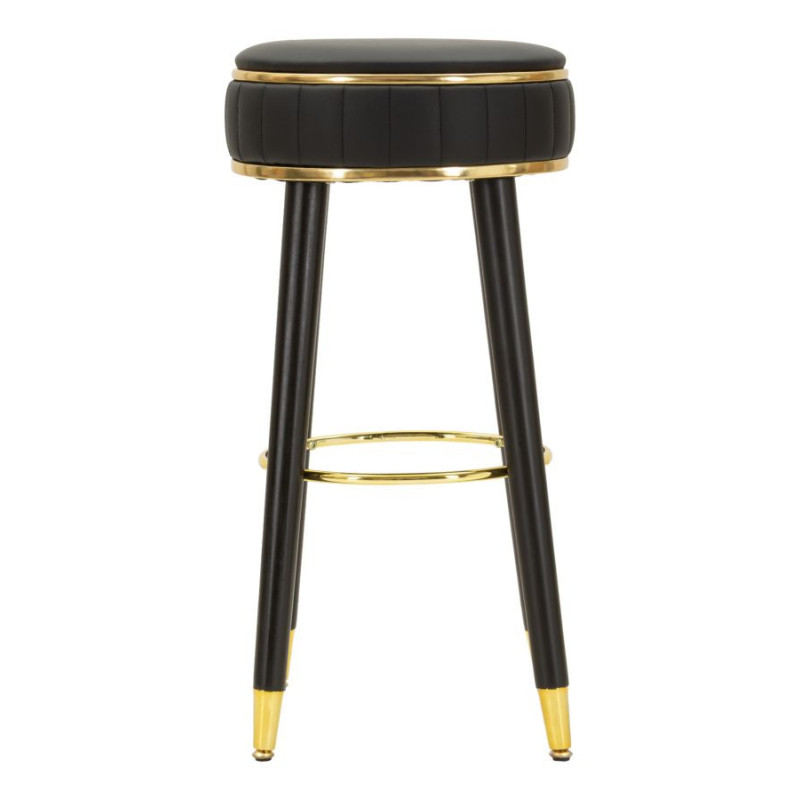 Sgabello Bar London Nero cm ø 38x74