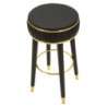 Sgabello Bar London Nero cm ø 38x74