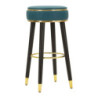 Sgabello Bar London Verde cm ø 38x74