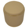 Puff Con Contenitore London Marrone cm ø 46,5x44
