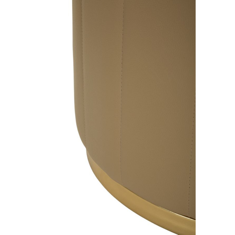 Puff Con Contenitore London Marrone cm ø 46,5x44