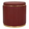 Puff Con Contenitore London Rosso cm ø 46,5x44