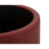 Puff Con Contenitore London Rosso cm ø 46,5x44