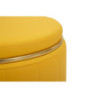 Puff Con Contenitore London Senape cm ø 46,5x44