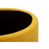 Puff Con Contenitore London Senape cm ø 46,5x44