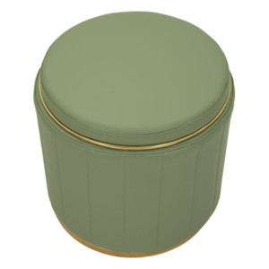 Zoom Puff Con Contenitore London Verde cm ø 46,5x44