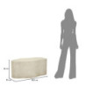 Tavolino Da Caffe' Cloud cm 92,5x54,8x40