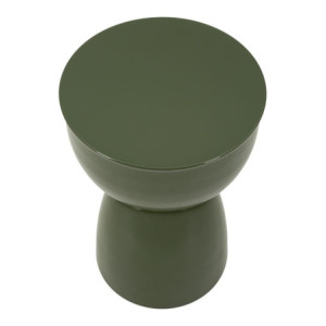 Zoom Tavolinetto In Metallo Yao Verde cm ø 31x46