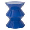 Tavolinetto In Metallo Zag Blu cm ø 37,5x45